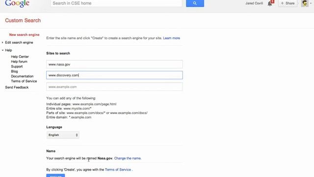 Google Custom Search Engine смотреть онлайн