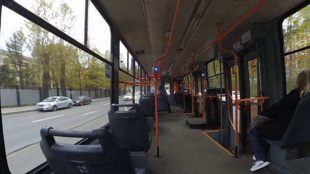Трамвай "3920 по 40" в СПб 12-*: ЛМ-99АВН 3920 по №40 (18.05.22) смотреть онлайн