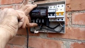 установка электрического счётчика