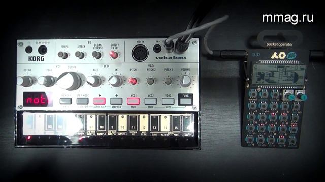 Teenage Engineering PO-14 Sub Vs Korg Volca Bass