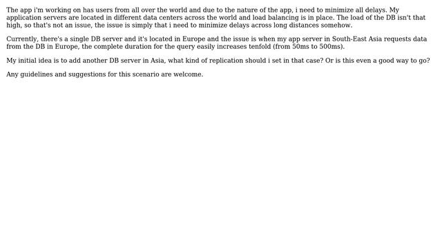 Databases: Recommended replication strategy for fast global access to MySQL DB смотреть онлайн