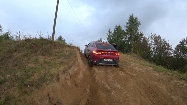 Внедорожный тест, Renault ARKANA vs Kaptur vs Duster! смотреть онлайн