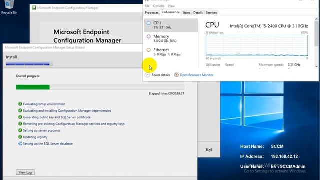 21. Установка MECM 2010 (sccm). Запуск консоли управления.