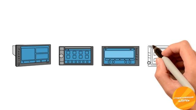 Анимационный видеоролик. Интернет-магазин автомагнитол. (Студия Анимации «Луч») смотреть онлайн