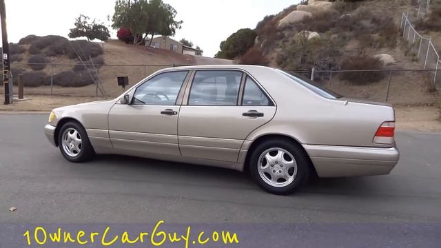 99 Mercedes Benz S320 W140 Last Year Model 3.2L Big Body Saloon S600 S500 Walkaround Review смотреть онлайн