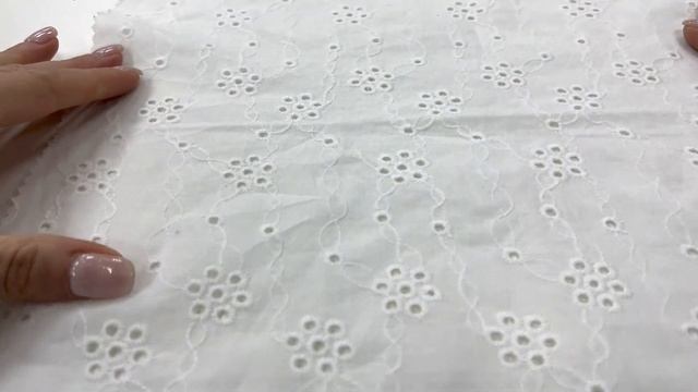 Хлопковое шитье для летней воздушной блузы смотреть онлайн