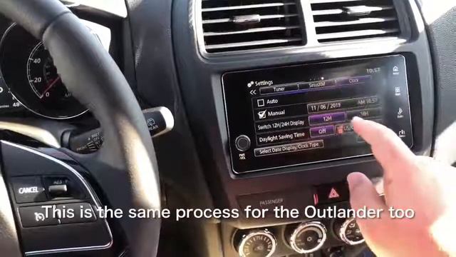 How to set the clock in your Mitsubishi Outlander and Outlander Sport смотреть онлайн