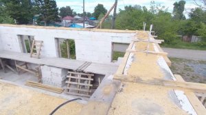 Заливка армопояса за 18 мин