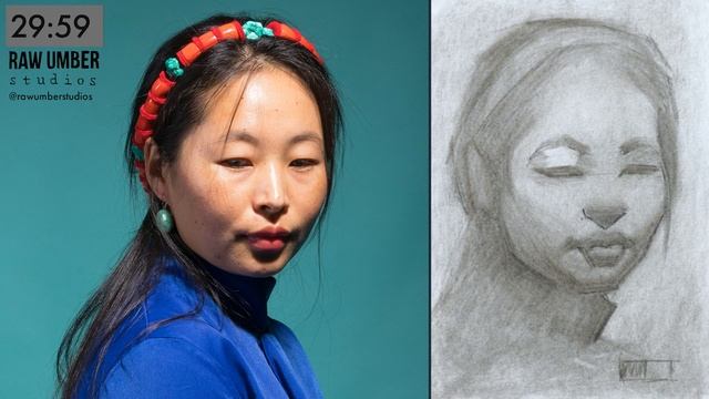Portrait Drawing Week 132 - Bindu смотреть онлайн