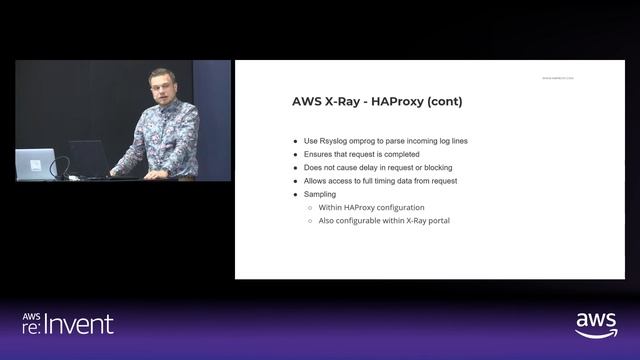 AWS re:Invent 2018: AWS X-Ray Distributed Tracing with HAProxy Enterprise (DEM81) смотреть онлайн