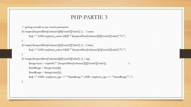 Datatable custom column search 2er-partie ( PHP-MYSQL-JQUERY) смотреть онлайн
