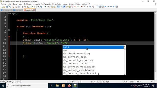 Desarrollo de aplicaciones web en PHP y MySQL: Generando reportes en PDF смотреть онлайн