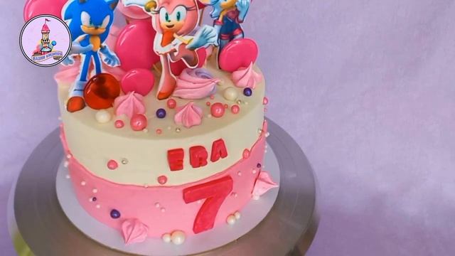 Торт на День Рождения девочки с топперами ?? || Башня Кондитера смотреть онлайн