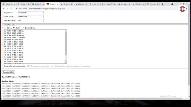 How to calculate FCS32 (Frame Check Sequence 32) in ethenet frame - CRC32 in 802.1 || Coding VietNa смотреть онлайн