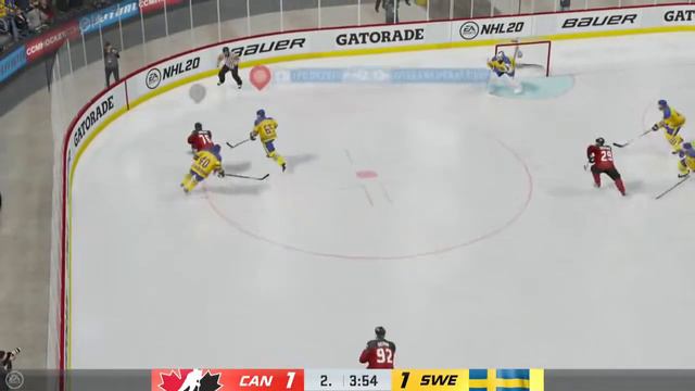 NHL 20 Sweden Vs Canada Gameplay PS4 смотреть онлайн