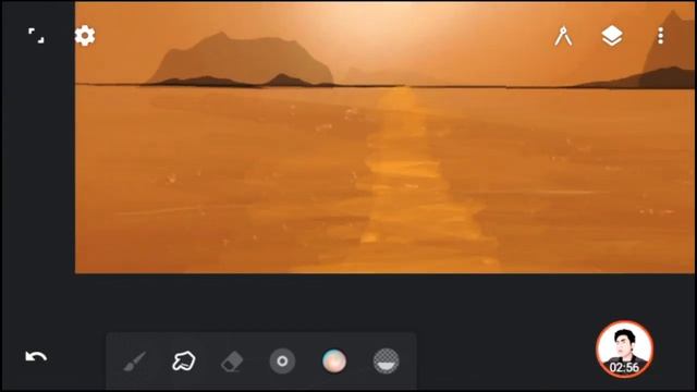 Digital Painting |Infinite Painter|Digital Painting|Silhouette Sunset|Digital Art 2019 смотреть онлайн