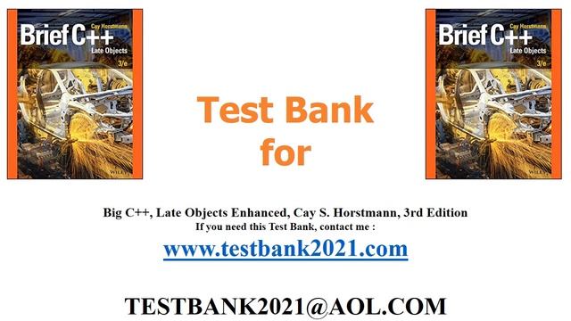 Big C++, Late Objects Enhanced, Cay S. Horstmann, 3rd Edition смотреть онлайн