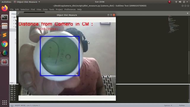 Object Distance Tracking with Python and OpenCV смотреть онлайн