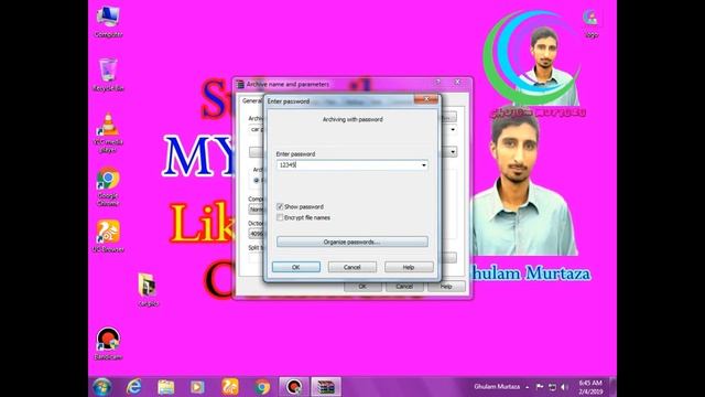 How to Password Protect any File or Folder Using WinRar in (Urdu/Hindi) смотреть онлайн