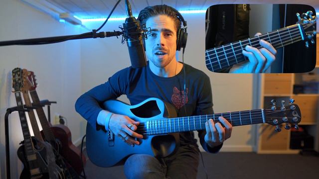 GUITAR FOR BEGINNERS | How to play the C#m (C sharp minor) chord TUTORIAL смотреть онлайн