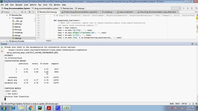 Drug Recommendation System based on Sentiment Analysis of Drug Reviews using Machine Learning смотреть онлайн
