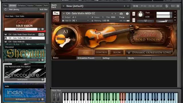 Chris Hein Solo Violin (Kontakt) Sound Test смотреть онлайн