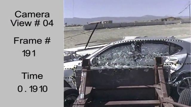 Crash Test 2008 - 20** Lexus IS 250 / 350 (Side Impact) NHTSA смотреть онлайн