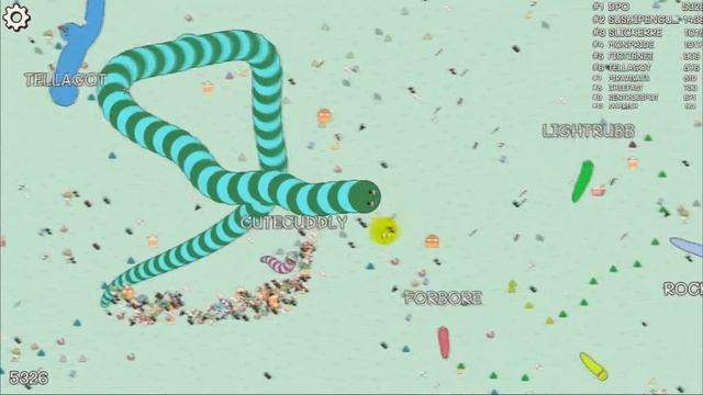 snake game SushiParty.io:10000 Score смотреть онлайн