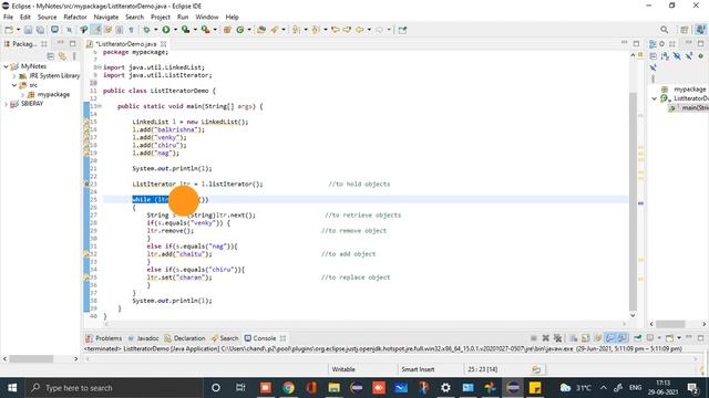 ListIterator Example | Java Collection Concept | Core JAVA Basic Concepts смотреть онлайн