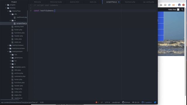 WP thema vanaf scratch 10: submenu verbergen смотреть онлайн
