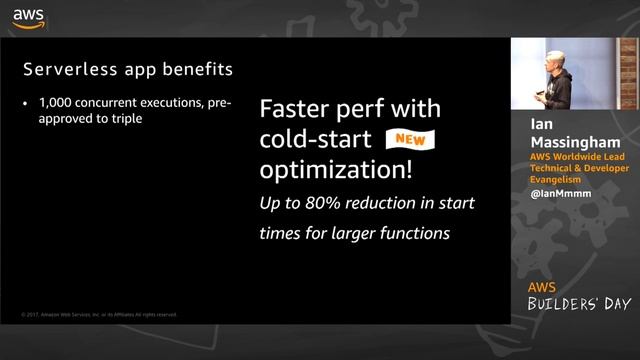 AWS Builders' Day | Serverless: State of the Unio смотреть онлайн