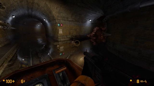 РЕЛЬСЫ-РЕЛЬСЫ, ШПАЛЫ-ШПАЛЫ | Half Life Black Mesa прохождение #8 (Максимальная сложность) смотреть онлайн
