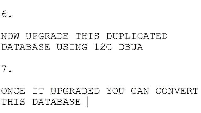 Upgrade from 11g to 12c смотреть онлайн