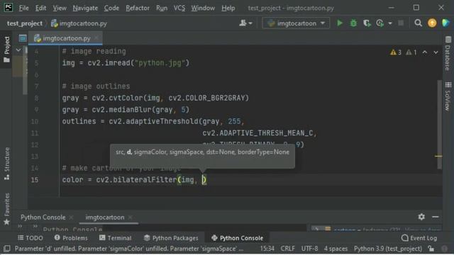 Cartoon effect on images using opencv in python смотреть онлайн
