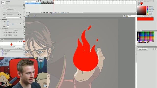 How to Animate Realistic Fire in Flash смотреть онлайн