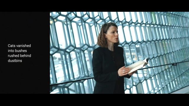 поэт Гердур Кристны (отрывок из ее поэтической книги Drápa) смотреть онлайн