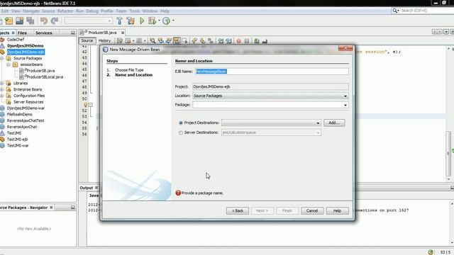 Asynchronous communication with JMS(Java Messaging Service) Part 1 смотреть онлайн