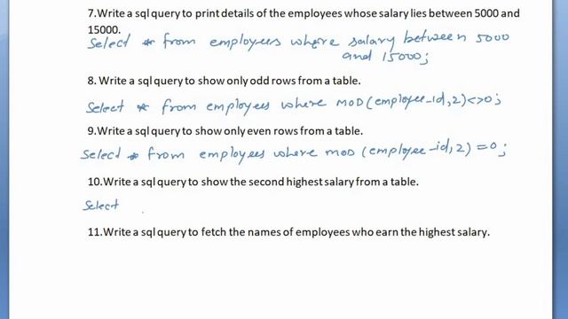most important SQL query in Oracle with solutions | #upbringsclasses #oracle #sql #sqlqueries смотреть онлайн