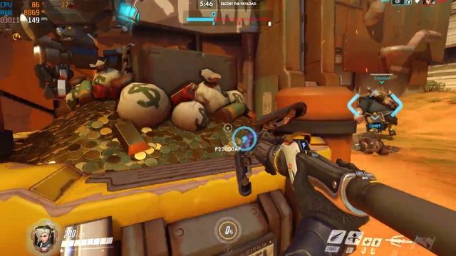 RTX 3070 TI Overwatch ASUS Zephyrus M16 Gameplay смотреть онлайн