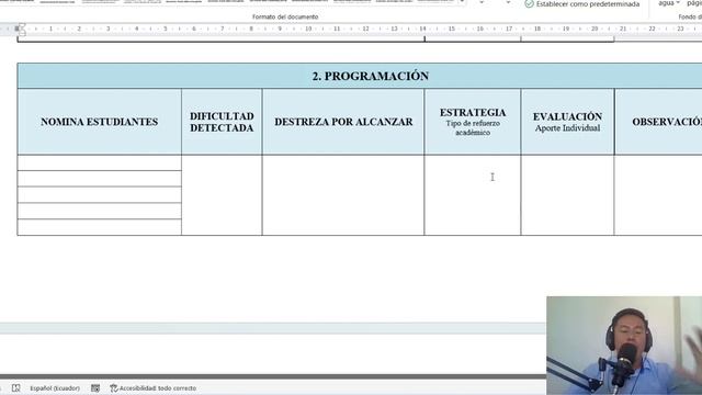 Plan de REFUERZO PEDAGÓGICO 2023 (Formato) смотреть онлайн