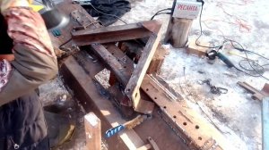 Изготовление самодельной лопаты для Трактора Т-40