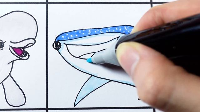 Finding Dory Drawing | How to Draw Dory Nemo Marlin Hank Bailey Destiny смотреть онлайн