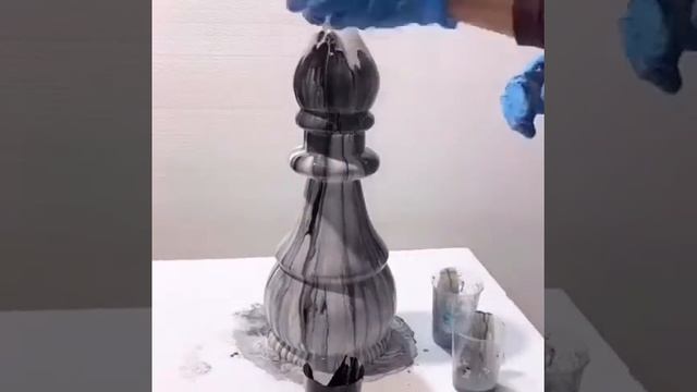 Покраска фигуры из пенопласта, шахмата армированная смотреть онлайн