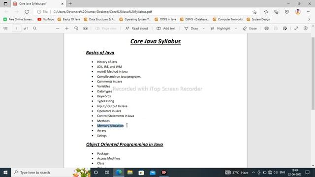Core Java Syllabus | Java syllabus | (Hindi) Java Syllabus For Beginners | Learn To Always смотреть онлайн