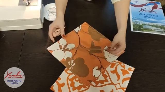 Текстильная коробочка для мелочей или сервировки стола. смотреть онлайн