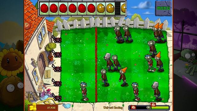 Wall-nut Bowling - Plants vs. Zombies #41 смотреть онлайн
