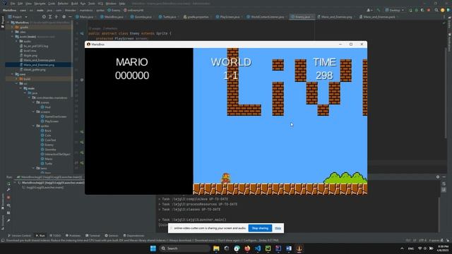 Mario Game demo with libGDX смотреть онлайн
