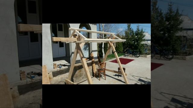 Садовые качели своими руками смотреть онлайн