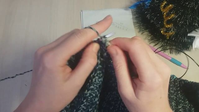 Свитер полупатентной резинкой часть 2 (горловина,скоса плеча ) смотреть онлайн