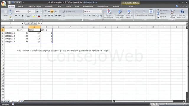 Como hacer un grafico en una presentacion powerpoint 2007 2010 смотреть онлайн